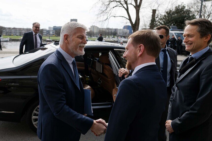 Auf Einladung von Ministerpräsident Michael Kretschmer besuchte der tschechische Staatspräsident Petr Pavel den Freistaat Sachsen.