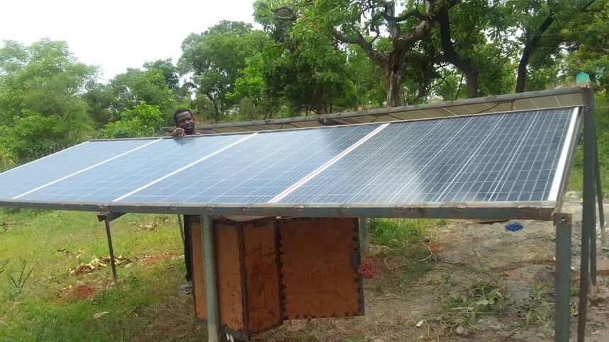 Eine Solaranlage